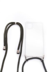 Aizmugurējais vāciņš Evelatus Samsung A40s Case with rope Green Transparent