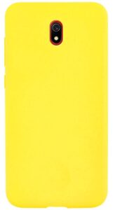 Aizmugurējais vāciņš Evelatus Xiaomi Redmi 8a Nano Silicone Case Soft Touch TPU Yellow