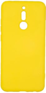 Aizmugurējais vāciņš Evelatus Xiaomi Redmi 8 Nano Silicone Case Soft Touch TPU Yellow