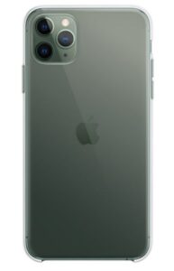 Aizmugurējais vāciņš Apple - iPhone 11 Pro Max Silicone Case Transparent