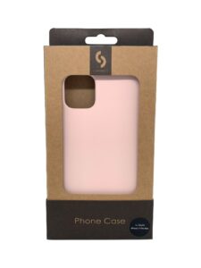 Aizmugurējais vāciņš Connect Apple iPhone 11 Pro Max Soft Case with bottom Pink Sand