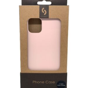 Aizmugurējais vāciņš Connect Apple iPhone 11 Pro Max Soft Case with bottom Pink Sand