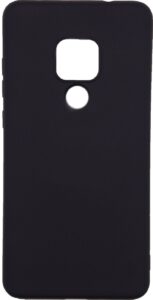 Back panel cover Evelatus Huawei Mate 20 Soft Silicone Black