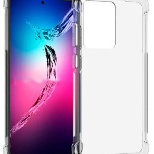 Back panel cover Evelatus Samsung Galaxy S20 Ultra Military Shockproof Silicone Case TPU Transparent