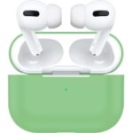 Nugarėlės dėklai - Apple Чехол for AirPods Pro Silicone Army Green
