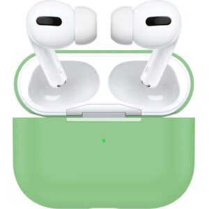 Back panel cover - Apple Чехол for AirPods Pro Silicone Army Green