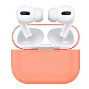 Back panel cover - Apple Чехол for AirPods Pro Silicone Papaya
