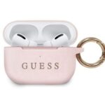 Maciņš austiņām Guess Apple Silicone Cover for AirPods Pro Light Pink