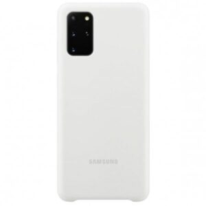 Aizmugurējais vāciņš Samsung  Galaxy S20 Plus Silicone Cover White