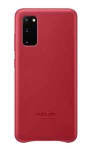 Tagakaaned Samsung - Galaxy S20 Leather Cover case Red