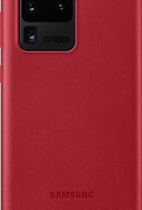 Tagakaaned Samsung  Galaxy S20 Ultra Leather Cover Red