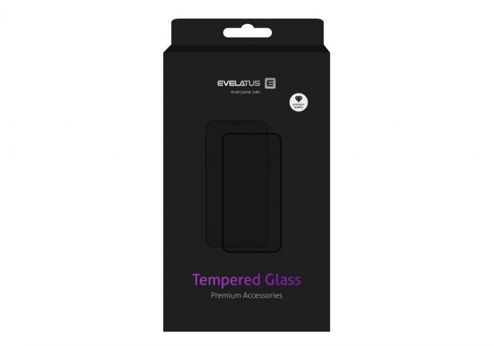 Aizsargstikls Evelatus Huawei P Smart Pro 2.5D Full Cover Japan Glue Glass Anti-Static