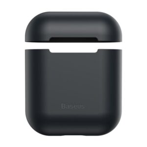 Headphone case Baseus Apple Airpods 1/2 case Super Thin Black