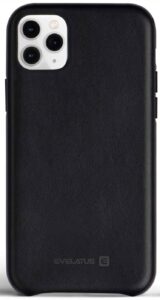 Aizmugurējais vāciņš Evelatus Apple iPhone 11 Pro Max Leather Case Black