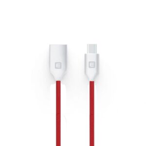 Kabelis Evelatus  Data Cable for Type-C devices TPC06 1m Red