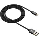 Кабель Canyon  Charge & Sync MFI Cable 1m Black