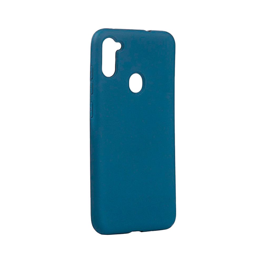 Back panel cover Evelatus Samsung Galaxy A11 Nano Silicone Case Soft Touch TPU Blue