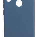 Back panel cover Evelatus Huawei Y6s 2019 Soft Touch Silicone Blue