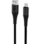 Kabelis iLike - iLike Charging Cable for MicroUSB ICM01 Black