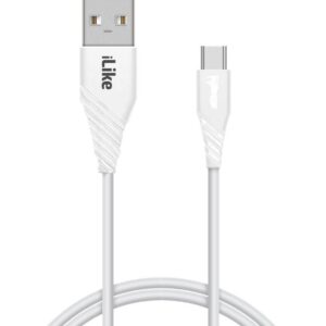 Cable iLike - iLike Charging Cable for Type-C ICT01 White