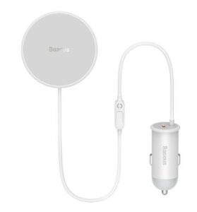 Авто держатель Baseus  Wireless car charger with MagSafe 15W holder for air vent + USB Type C 25W White