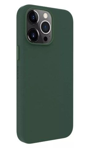 Aizmugurējais vāciņš Evelatus Apple iPhone 13 Pro Premium Magsafe Soft Touch Silicone Case Dark Green