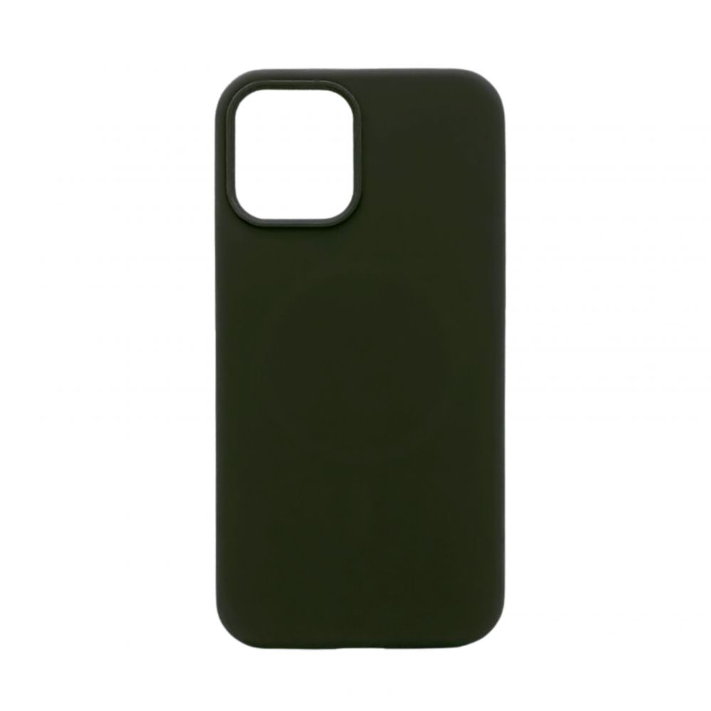 Back panel cover Evelatus Apple iPhone 14 Plus Premium Magsafe Soft Touch Silicone Case Dark Green
