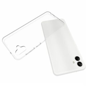 Back panel cover Evelatus Samsung Galaxy A04E / A04 Clear Silicone Case 1.5mm TPU Transparent