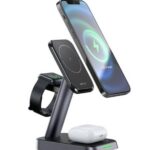 Док-станция Acefast  E3 desktop three-in-one wireless charging stand Black