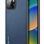 Aizmugurējais vāciņš Dux Ducis Apple iPhone 14 Fino case cover nylon-covered Blue
