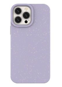 Aizmugurējais vāciņš Eco Apple iPhone 14 Pro silicone degradable cover Purple