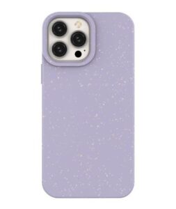 Aizmugurējais vāciņš Eco Apple iPhone 14 Pro Max silicone degradable cover Purple