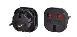 Adapteris iLike  UK/EU CHARGER ADAPTER Black