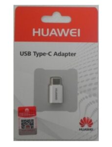 Adapteris Huawei  AP52 Original Type-C Adapter White