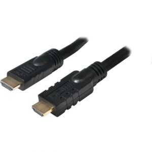 Аксессуар для мониторов Logilink  , CHA0020, 20m, Active, HDMI cable, type A male, - HDMI type A male, black.  20 m 
