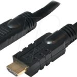Monitoriaus priedas Logilink  CHA0025 HDMI Cable, Active, M/M, 25m, black 