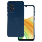 Tagakaaned Vennus Samsung GALAXY A13 4G SILICONE HEART CASE FOR Dark Blue
