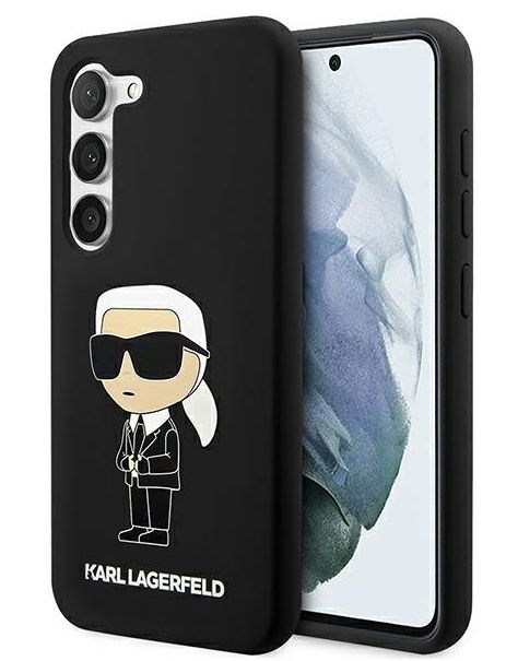 Tagakaaned Karl Lagerfeld Samsung Galaxy S23 hardcase Silicone Ikonik S911 Black