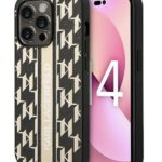 Tagakaaned Karl Lagerfeld Apple iPhone 14 Pro 6.1 hardcase Monogram Stripe Brown