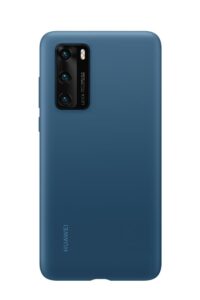 Aizmugurējais vāciņš Huawei  P40 Silicone case Blue