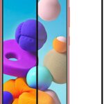 Apsauginiai stiklai iLike Samsung Samsung A21s 2.5D Black Frame Full Glue