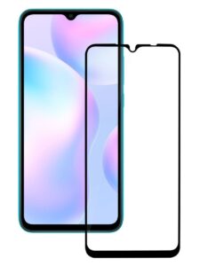 Protective glass iLike Xiaomi Xiaomi Redmi 9 2.5D Black Frame Full Glue (without packaging)