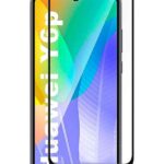 Apsauginiai stiklai iLike Samsung Samsung A22 (Huawei Y6p) 2.5D Black Frame Full Glue