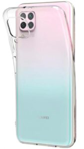 Aizmugurējais vāciņš Evelatus Huawei P40 Lite Clear Silicone Case 1.5mm TPU