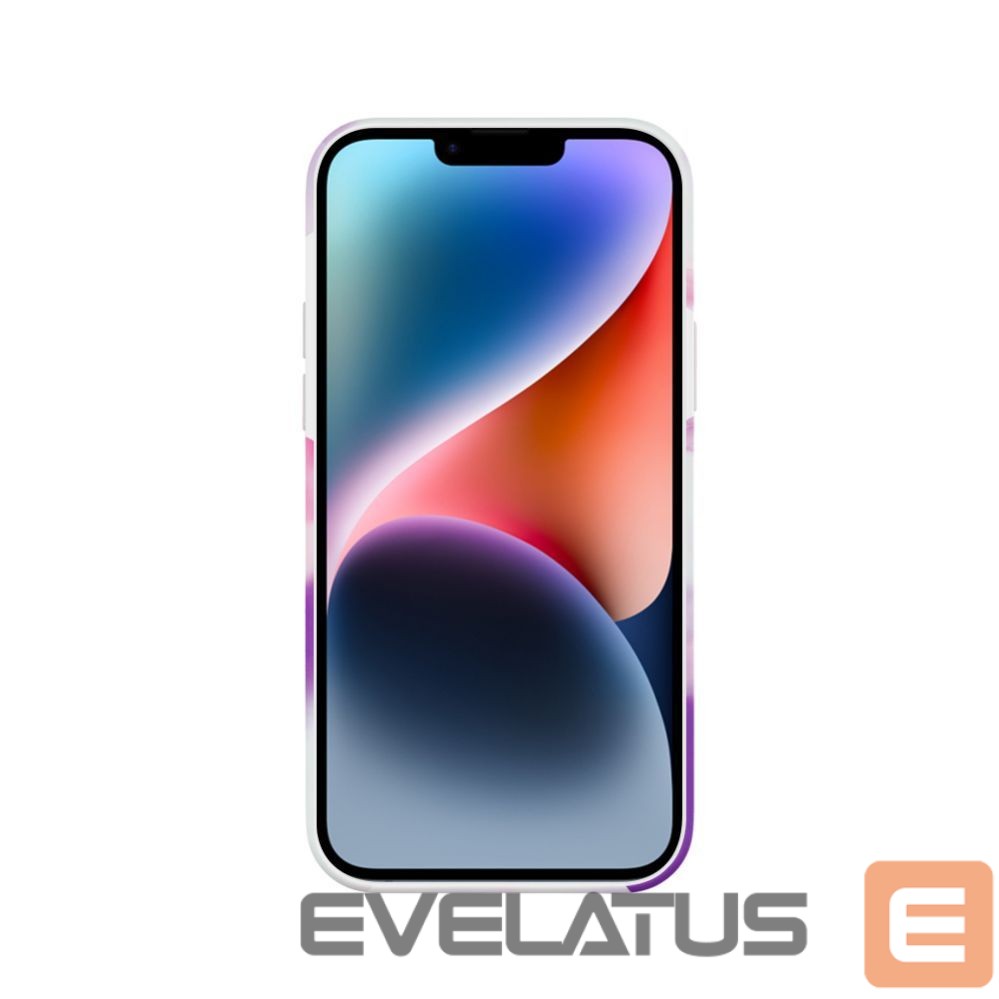 Back panel cover Evelatus Apple iPhone 13 Premium Silicone case Customized Print Purple