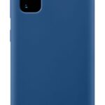 Back panel cover Evelatus Samsung Galaxy Note 20 Nano Silicone Case Soft Touch TPU Blue