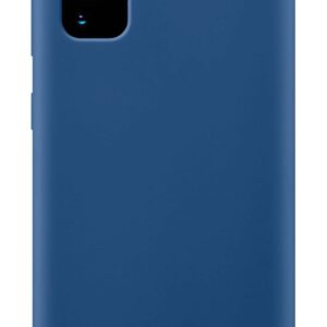 Back panel cover Evelatus Samsung Galaxy Note 20 Nano Silicone Case Soft Touch TPU Blue