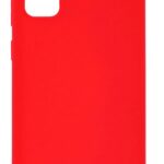 Back panel cover Evelatus Samsung Galaxy Note 20 Nano Silicone Case Soft Touch TPU Red