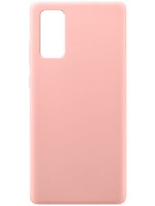Nugarėlės dėklai Evelatus Samsung Galaxy Note 20 Nano Silicone Case Soft Touch TPU Beige