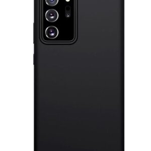 Back panel cover Evelatus Samsung Galaxy Note 20 Ultra Nano Silicone Case Soft Touch TPU Black
